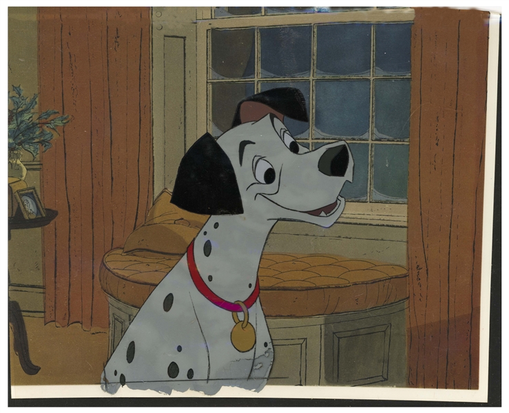 Original 101 Dalmatians Disney Cel -- Large Cel of Pongo the Dalmatian Measures 12 x 10